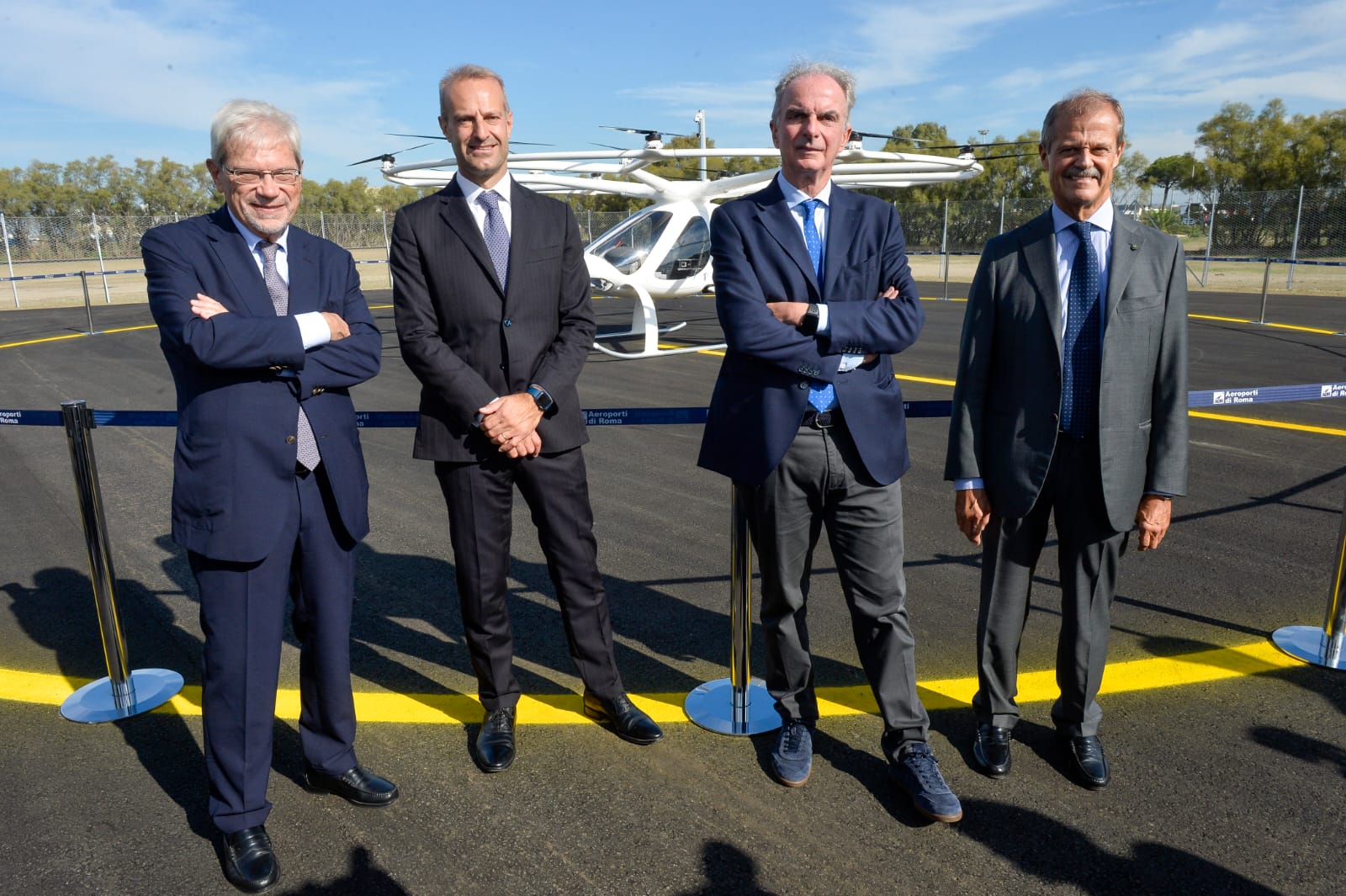 Italy’s First Vertiport Deployed at Fiumicino Airport